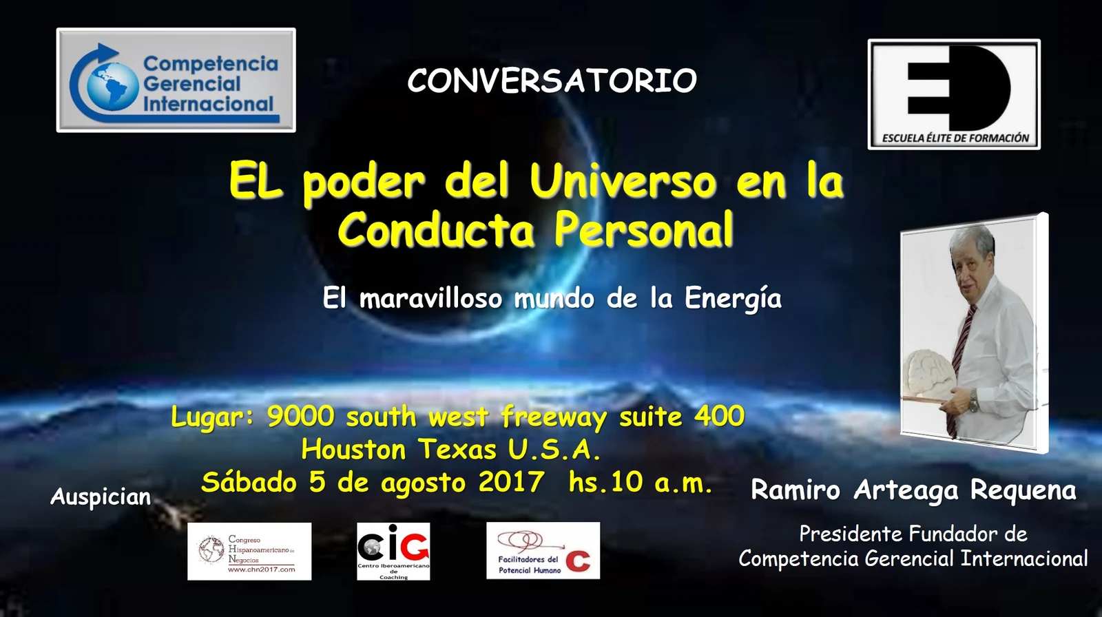 Afiche original: Afiche original: El poder del universo en la conducta personal