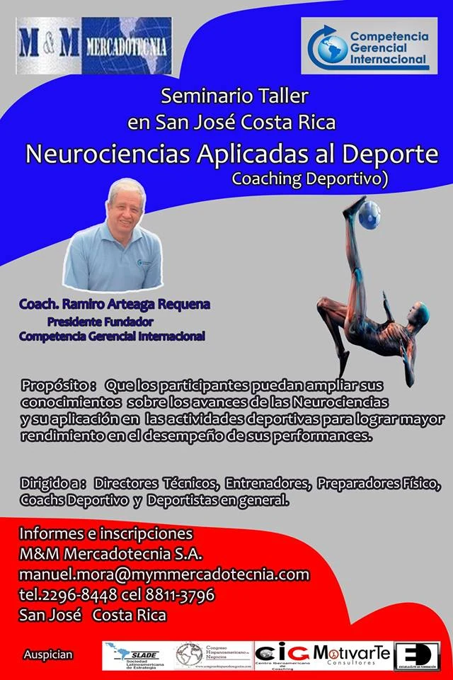 Afiche original: Afiche original: Neurociencias aplicadas al deporte en Costa Rica