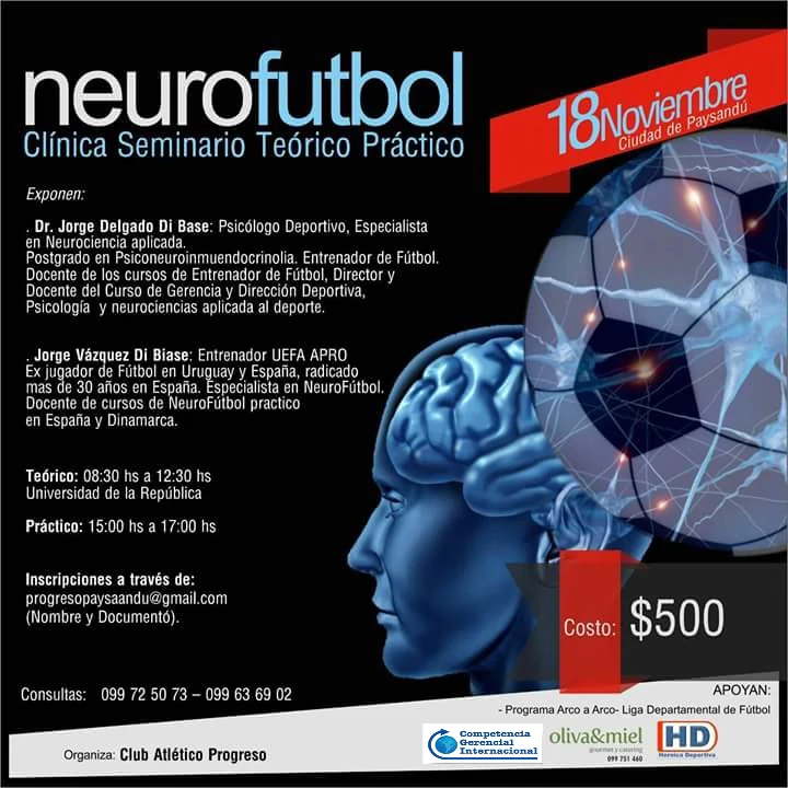 Afiche original: Afiche original: Neurofútbol: clínica teórico-práctica