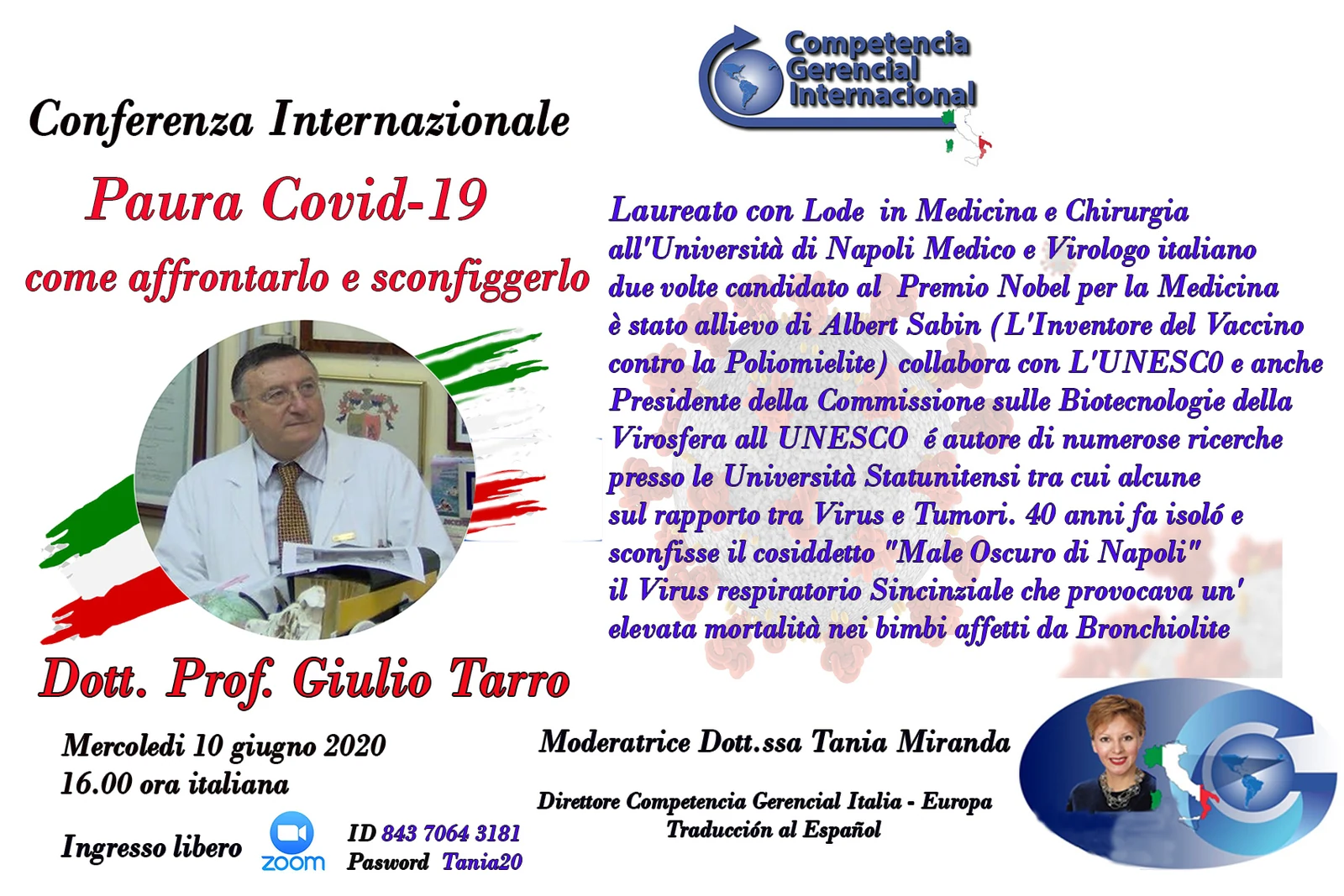 Afiche original: Afiche original: Paura Covid-19: come affrontarlo e sconfiggerlo