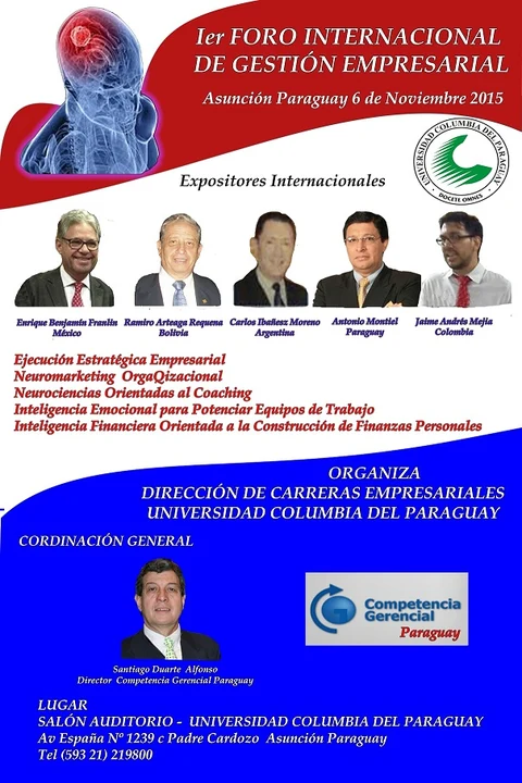 Afiche original: Primer Foro Internacional de Gestión Empresarial